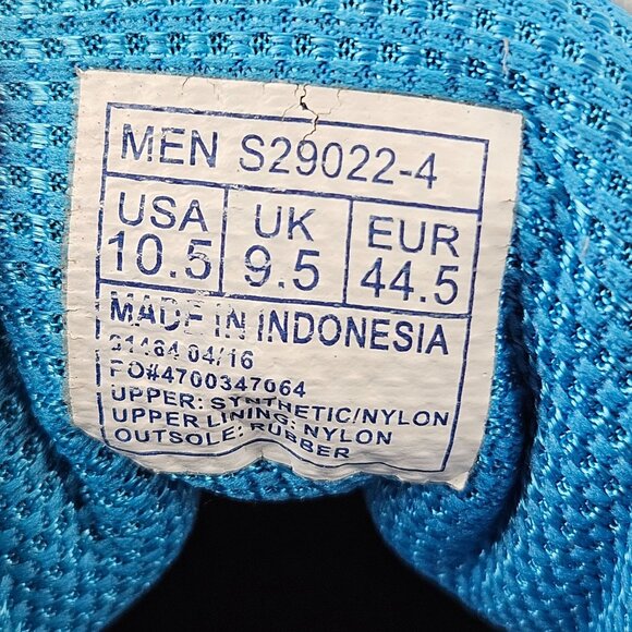 Saucony Kilkenny XC Track Running Shoes Mens Size 10.5 Black Blue Canvas Spikes - Picture 6 of 8